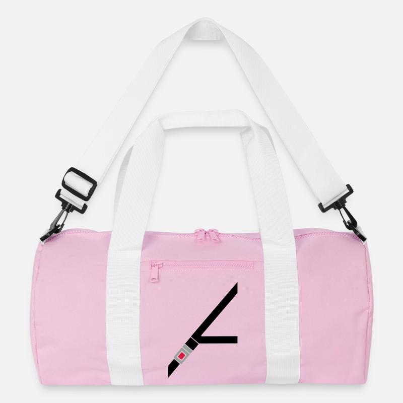 Autogurt - Recycelte Duffel Bag - Rosa/Weiß