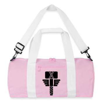 Thor - Recycled Duffel Bag - pink/white - Front