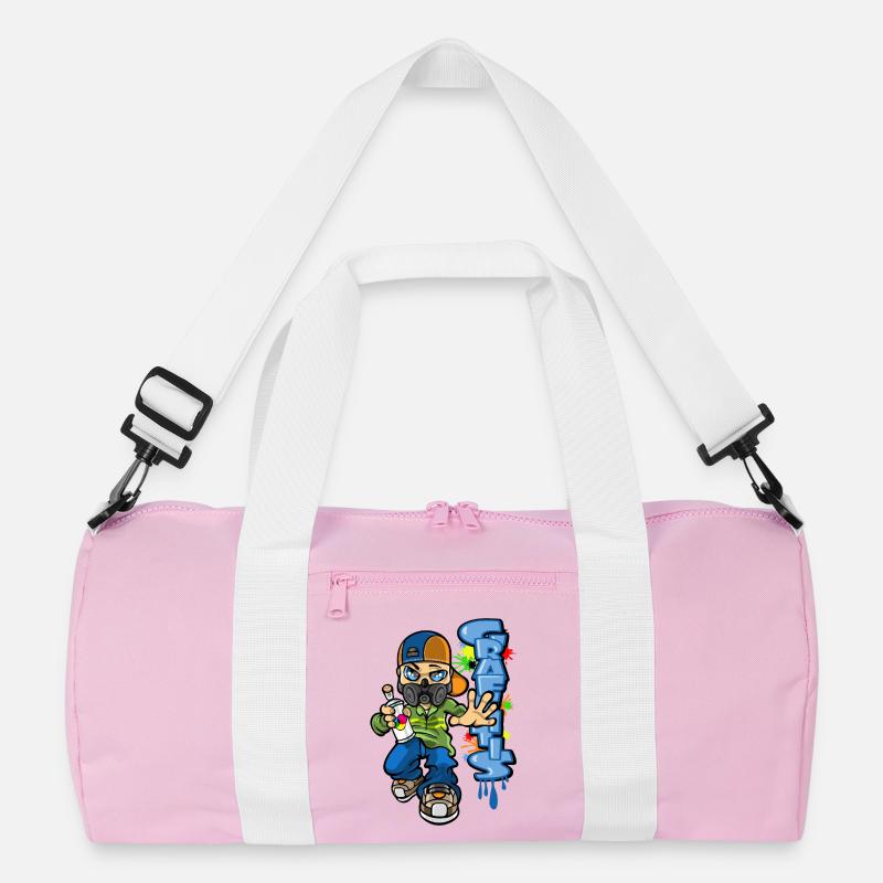 B-Boy und Graffiti Recycelte Duffel Bag
