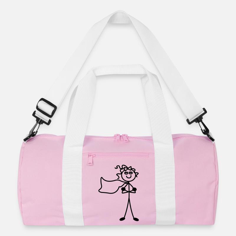 Super Mädchen mit Umhang Recycelte Duffel Bag