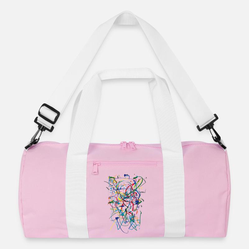 Abstract Recycled Duffel Bag