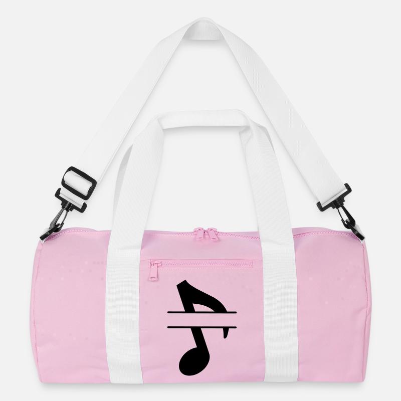 Textbanner Musiknote Recycelte Duffel Bag