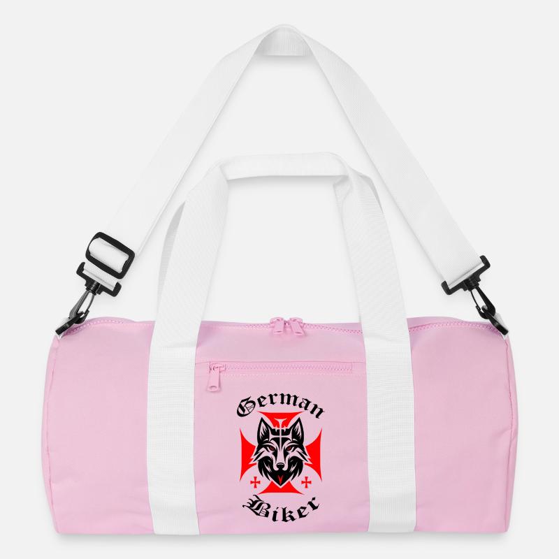 Roter Wolf - German Biker Recycelte Duffel Bag