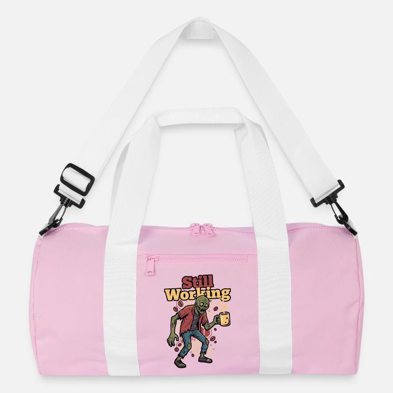Still Working Zombie Coffee Recycelte Duffel Bag