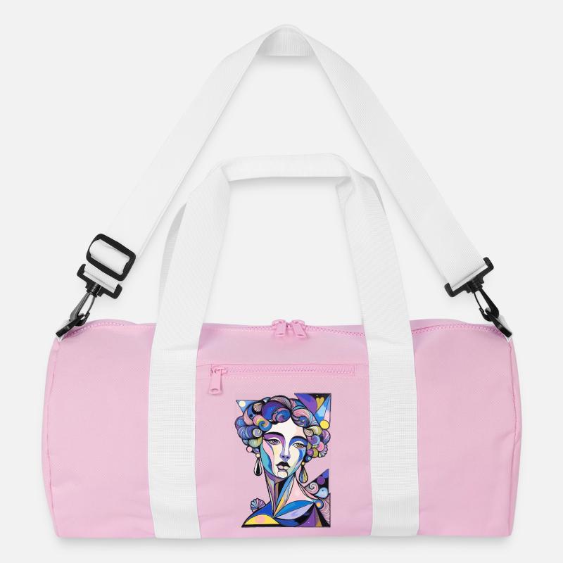 Psychedelischer Surrealismus Recycelte Duffel Bag