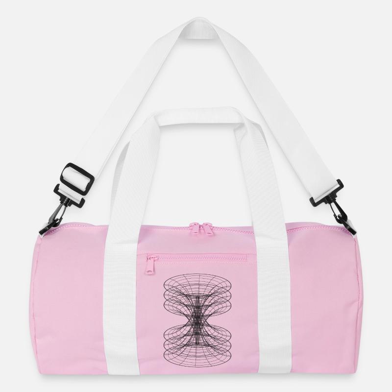 Warped Grid Sanduhr Recycelte Duffel Bag