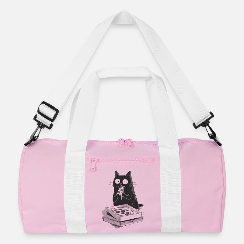 Pizza-Katze Recycelte Duffel Bag