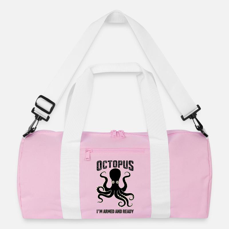Octopus: I’m Armed and Ready Recycelte Duffel Bag
