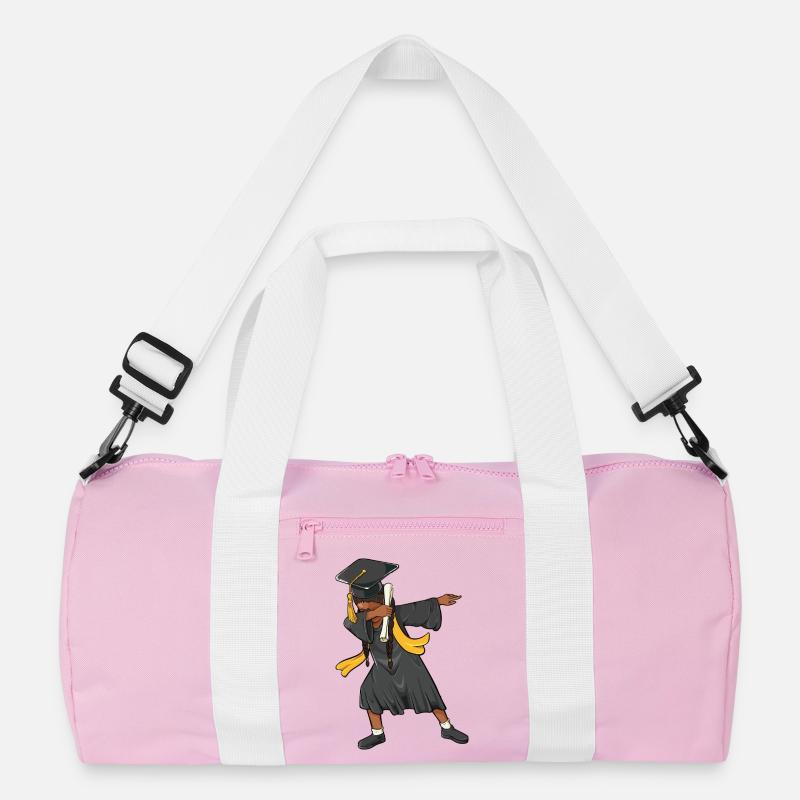 Afro Dabbing Mädchen Abschlussklasse 2026 Schwarzes Mädchen Recycelte Duffel Bag