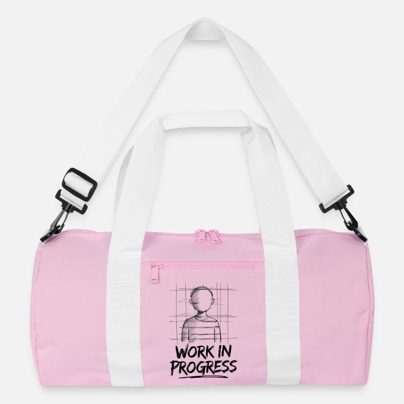 Work in Progress – Unvollendete Kunst Recycelte Duffel Bag
