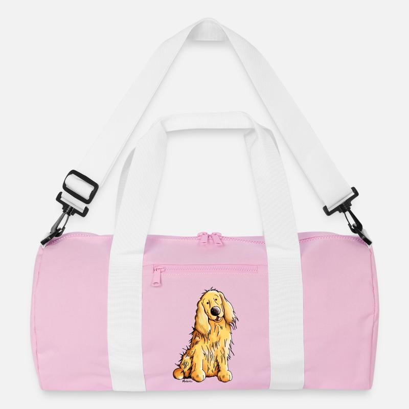 Happy Cocker Spaniel Recycelte Duffel Bag