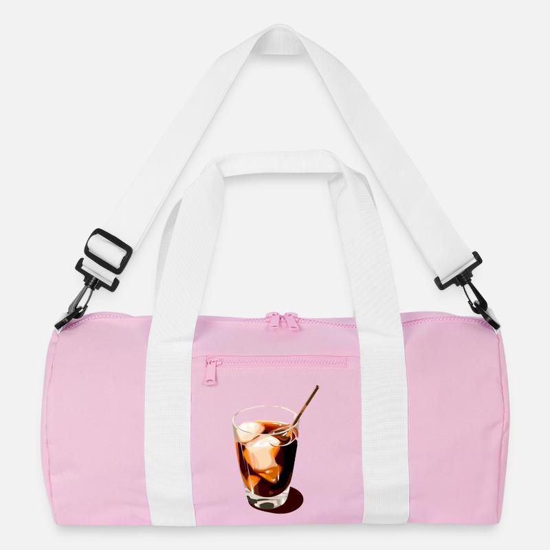 Coffee Drink Illustration Recycled Duffel Bag