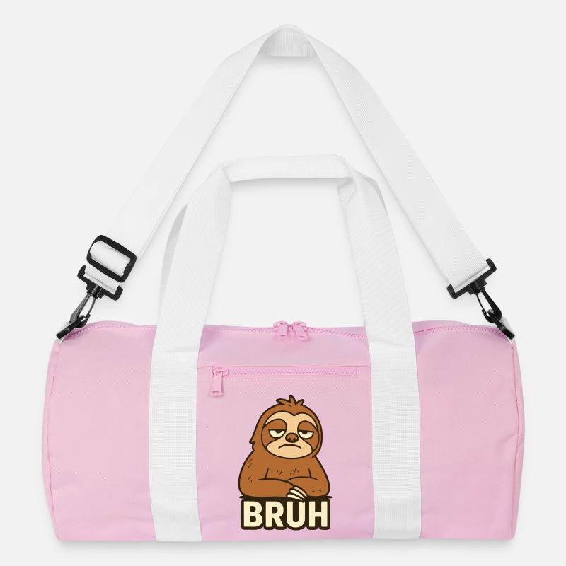 Conception de t-shirt décontracté Sloth Expression Sac de sport recyclé