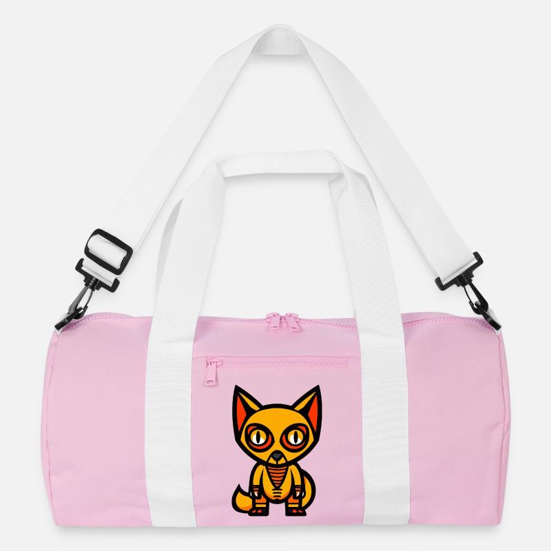 Fuchs Halloween Comic Lustig Recycelte Duffel Bag