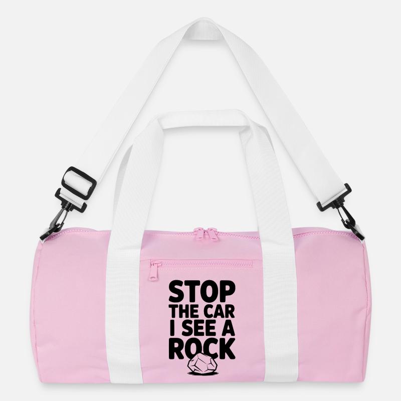 Halt das Auto an, ich sehe einen Stein Recycelte Duffel Bag