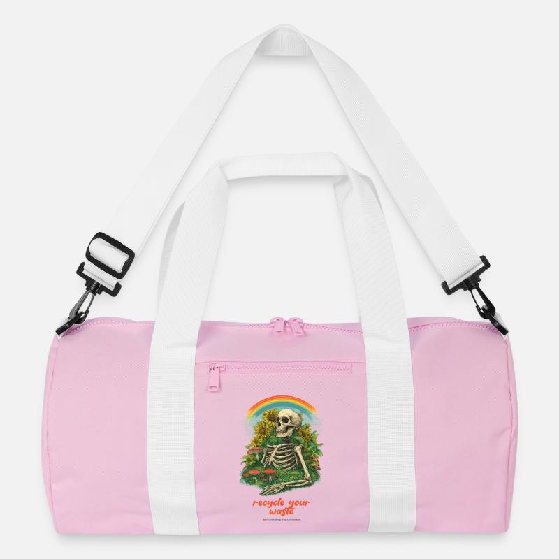 Recycel Deinen Müll Gartenskelett Recycelte Duffel Bag