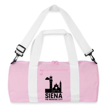 Siena Italia - Recycled Duffel Bag - pink/white - Front