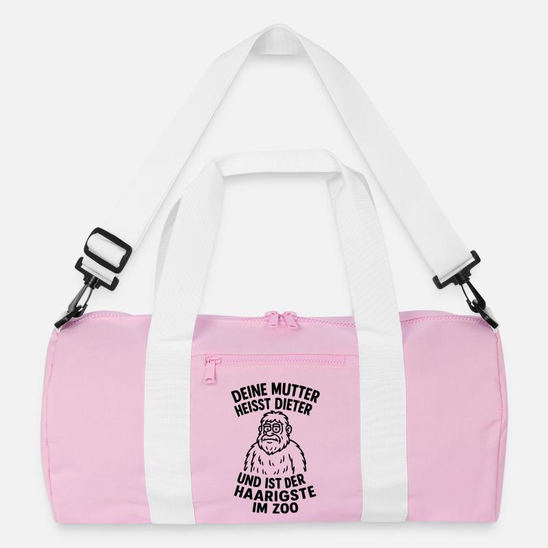 deine mudda dieter haarig Recycelte Duffel Bag