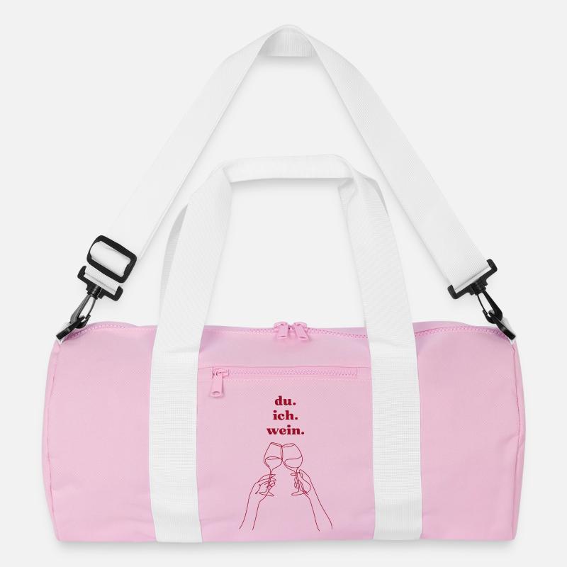du. ich. wein. Recycelte Duffel Bag