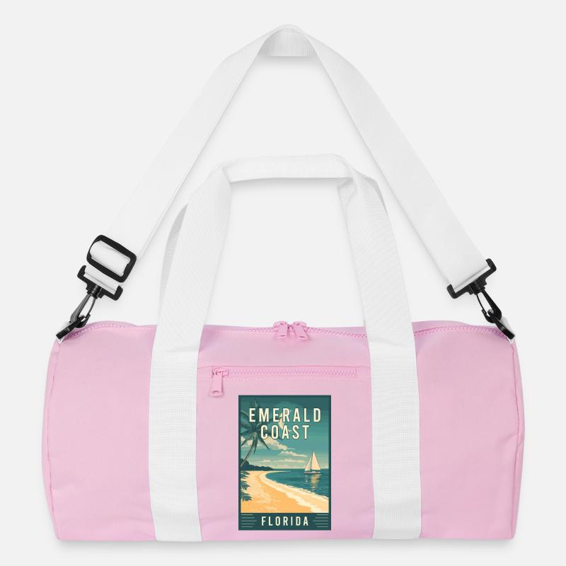 Experience Stunning Emerald Coast in Florida Recycled Duffel Bag
