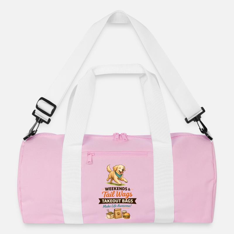 Schwanz-Wedeln Takeout-Beutel Recycelte Duffel Bag