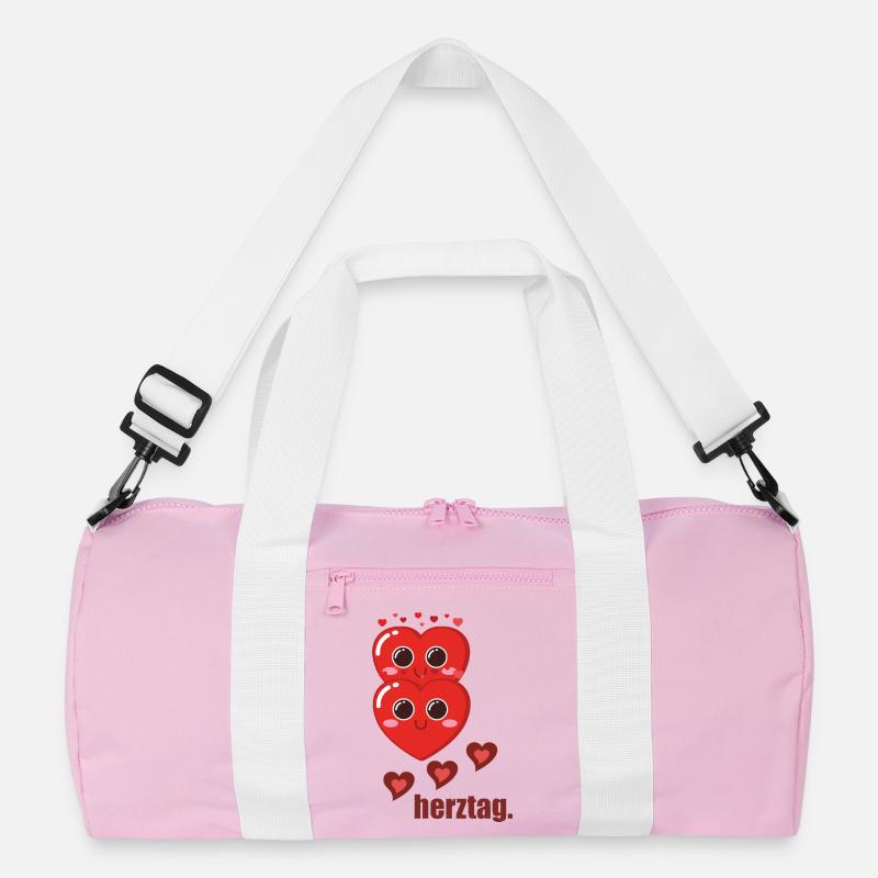 herztag Valentinstag Recycelte Duffel Bag