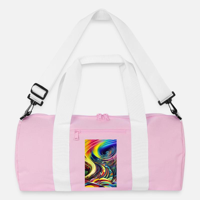Abstrakte Kunst Recycelte Duffel Bag
