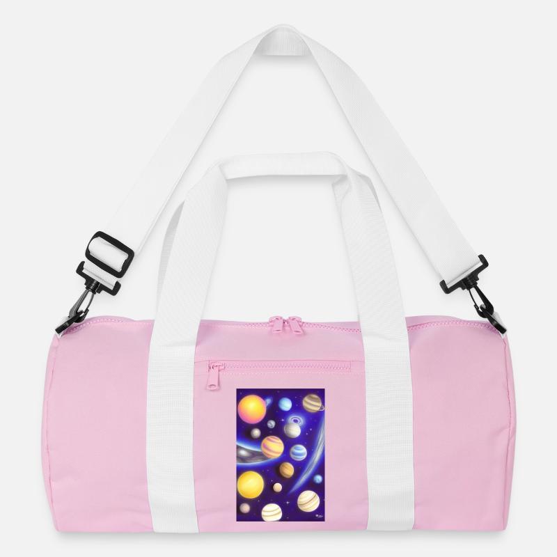 Space and planets Recycled Duffel Bag