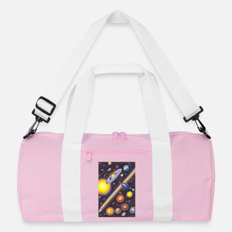 Space and planets Recycled Duffel Bag
