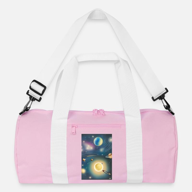 Space and planets Recycled Duffel Bag