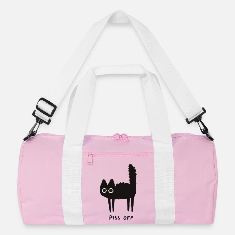 Grumpy Kitty Vibes – Lass mich in Ruhe Recycelte Duffel Bag