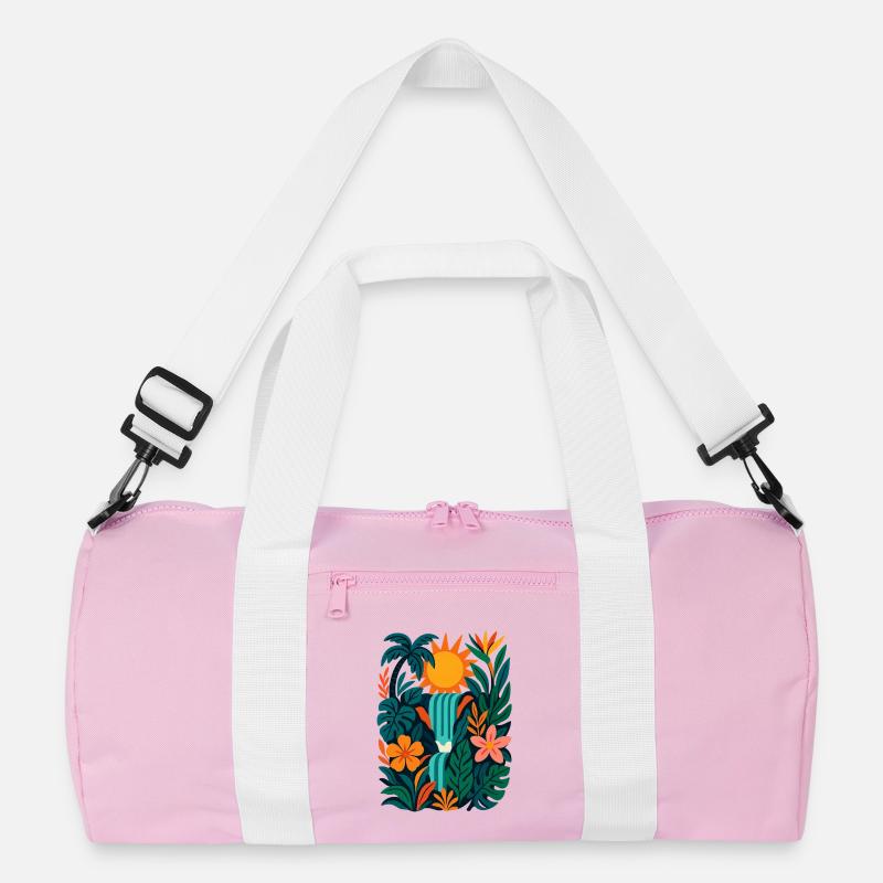 Lebendiger Dschungel Recycelte Duffel Bag