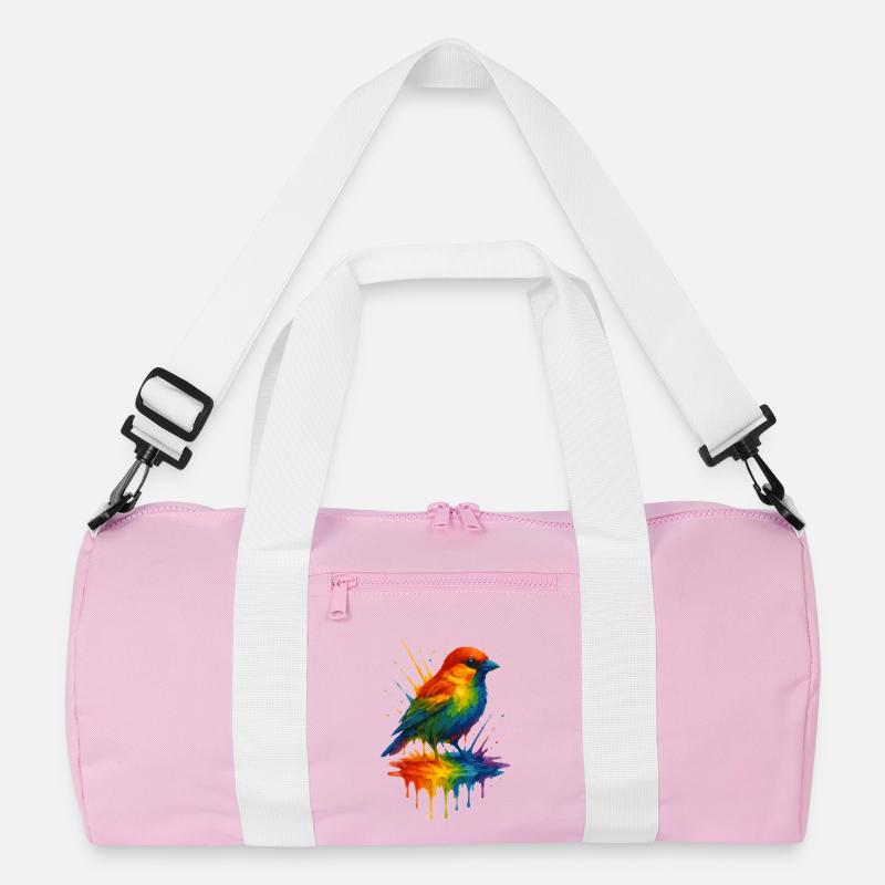 Ulmer Regenbogen SPATZ Recycelte Duffel Bag