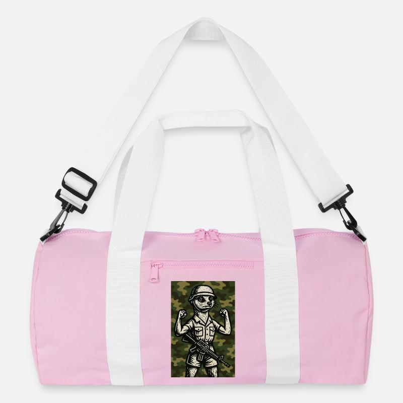 erdmännchen comic helden Recycelte Duffel Bag