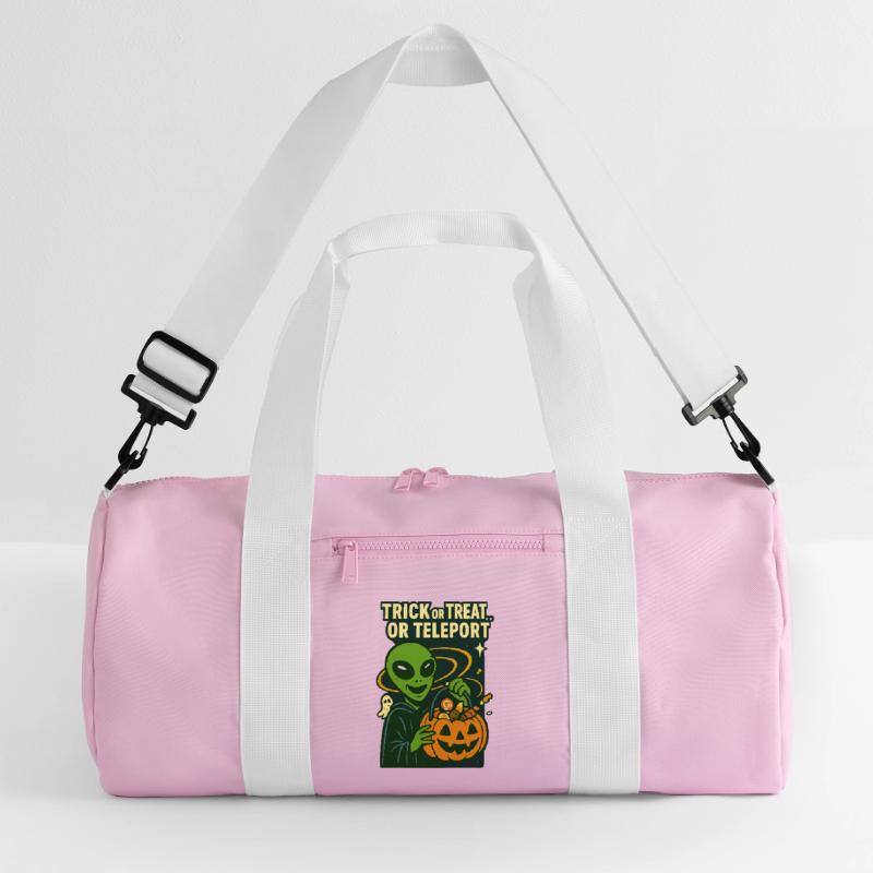 Alien Halloween T-Shirt – Süßes oder Saures... oder... Recycelte Duffel Bag