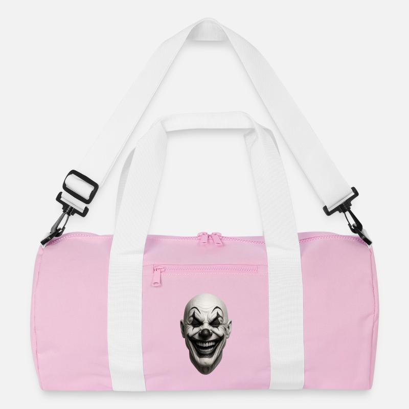 Albern ... - Recycelte Duffel Bag - Rosa/Weiß