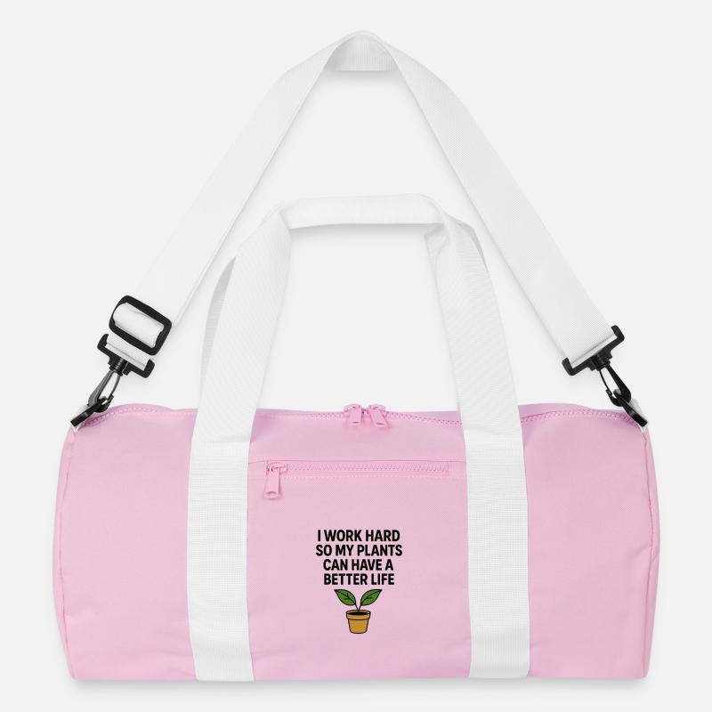 I work hard for better plants Recycled Duffel Bag