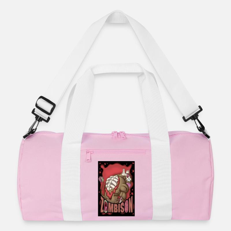 Zombison 2 Poster - Recycelte Duffel Bag - Rosa/Weiß