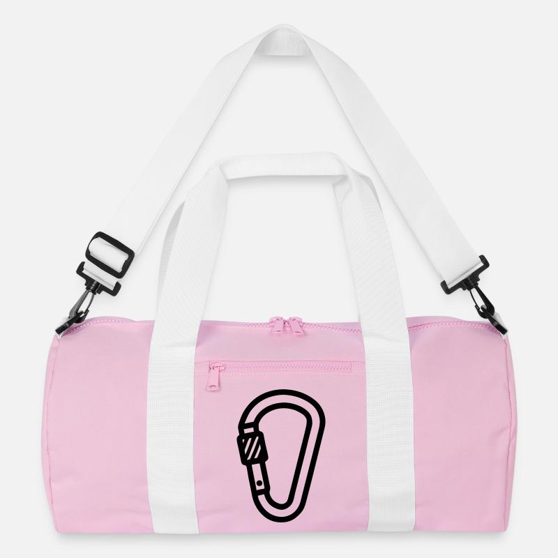 Karabiner Symbol Klettern Recycelte Duffel Bag