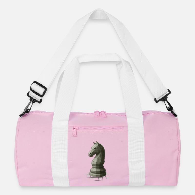 Low Poly Schach Springer Design Recycelte Duffel Bag