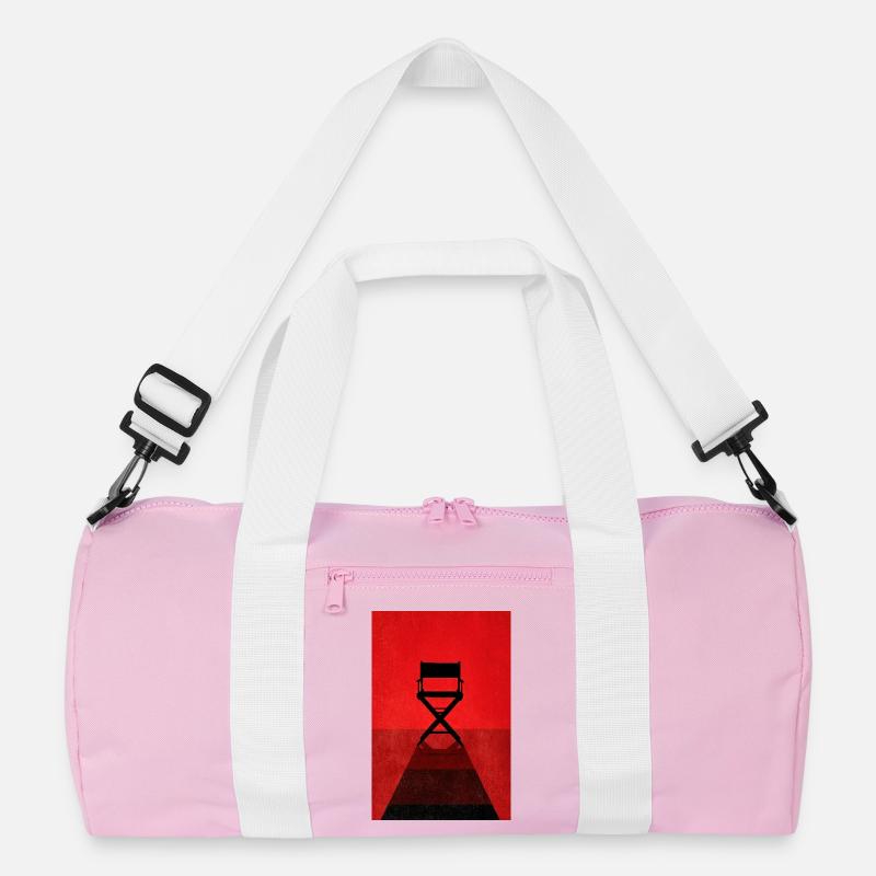 Red Spotlight Direktor Vorsitzender - Recycelte Duffel Bag - Rosa/Weiß