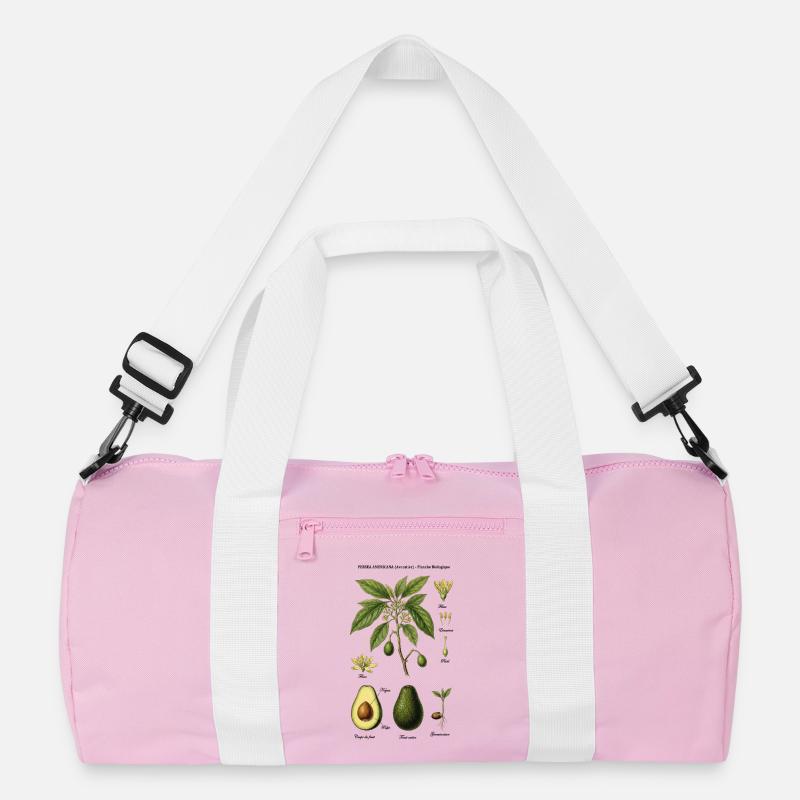 Botanical Board Avocado Tree Nature Study Recycled Duffel Bag