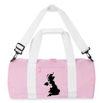 Angleterre - Sac de sport recyclé - rose/blanc - Devant