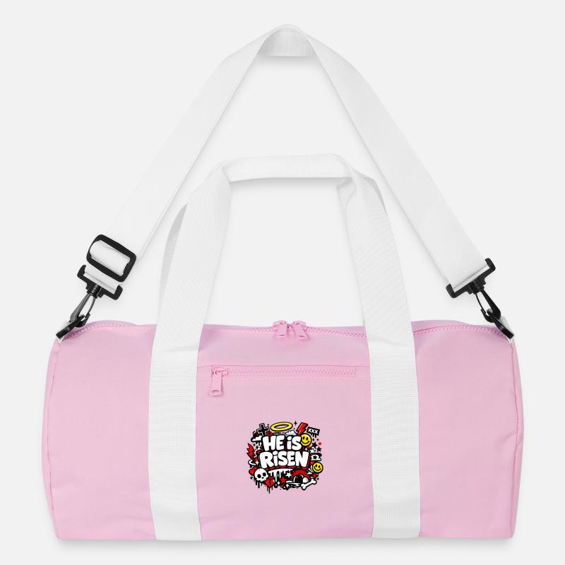 He is Risen Graffiti Easter Recycled Duffel Bag