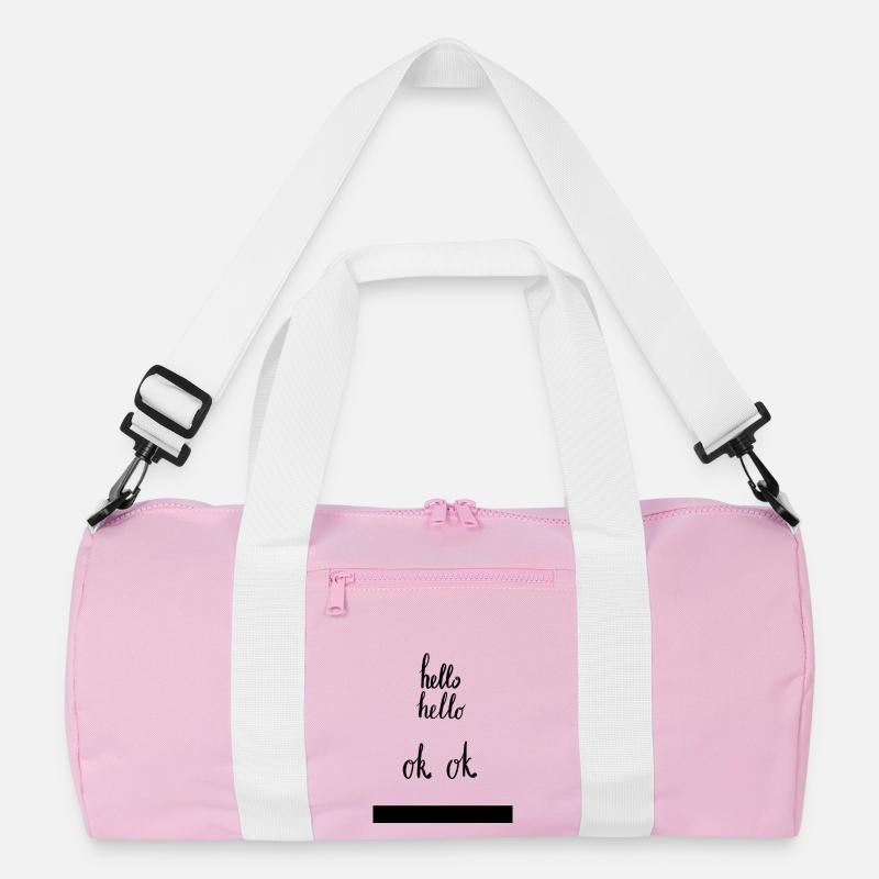 hello hello Recycelte Duffel Bag
