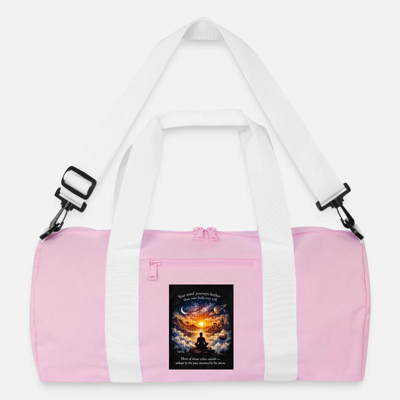 Kosmische Meditationsreise Recycelte Duffel Bag