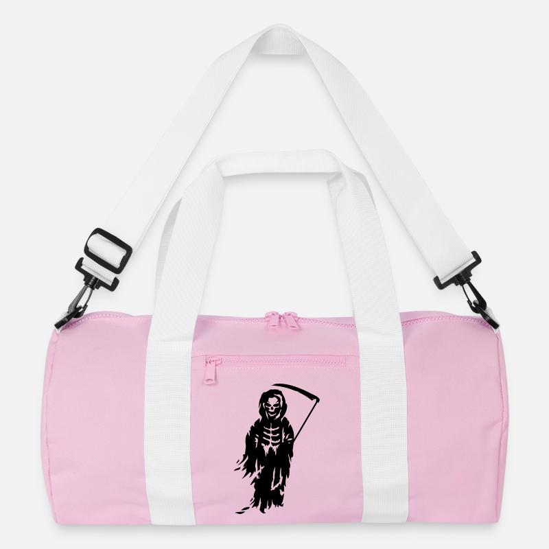 Ein Sensenmann -Der Tod mit einer Sense Recycelte Duffel Bag