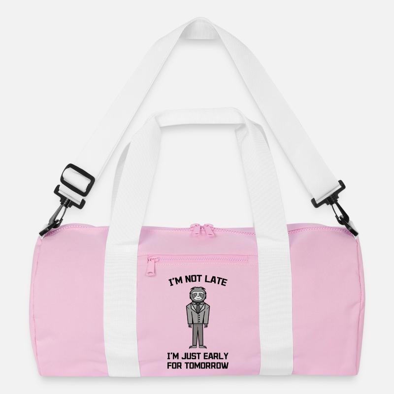Faultier Langschläfer Langsam Tier Statement Zoo Recycelte Duffel Bag
