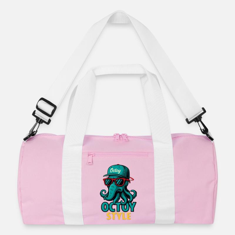 Octoy Style Oktopus Retro Cap Recycelte Duffel Bag