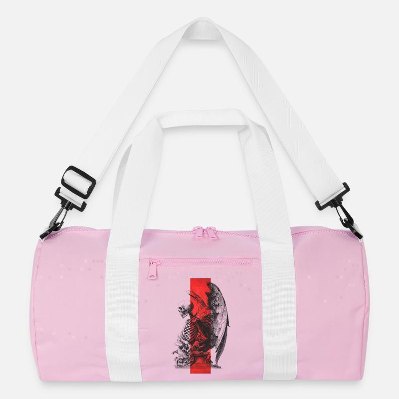 Skeleton Statue Recycelte Duffel Bag